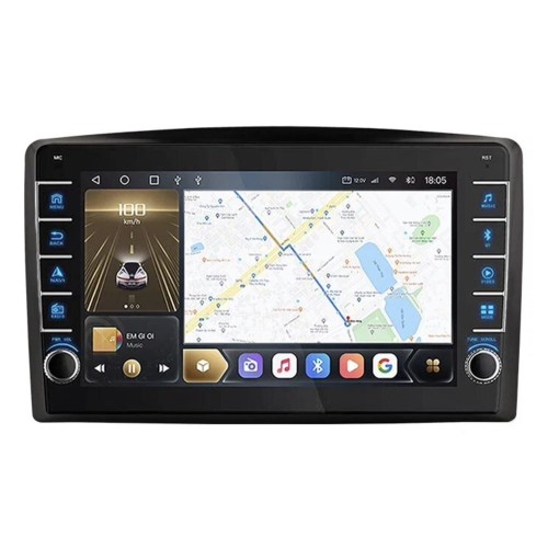 Штатная магнитола CarMedia OL-1988-Q (с кнопками) для Mercedes Vito III (W447) 2014-2024 на Android 10.0