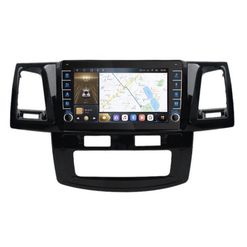 Штатная магнитола CarMedia OL-9603-Q (с кнопками) для Toyota Hilux VII, Fortuner I 2011-2015 на Android 10.0