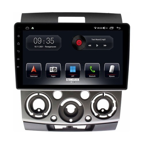Штатная магнитола Stonelock MZD906MB 6/128 ГБ для Mazda BT-50 I 2006-2011 на Android 10.0