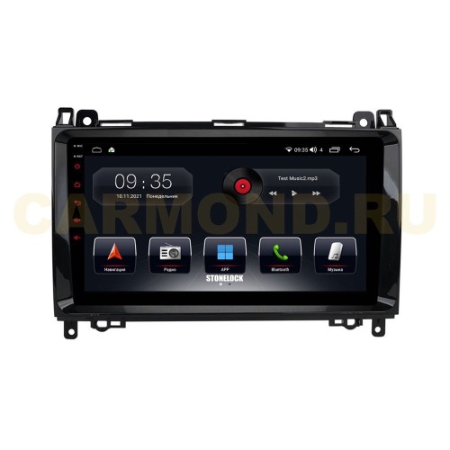 Штатная магнитола Stonelock MB900MB 6/128 ГБ для Mercedes A-klasse (W169) 2004-2012, B-klasse (W245) 2005-2011, Vito ll (W639) 2006-2014, Vito III (W447) 2014-2024, Viano ll (W639) 2006-2014 на Android 10.0