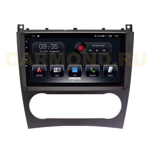 Штатная магнитола Stonelock MB902MB8 2/32 ГБ для Mercedes Benz C-class (W203) 2004-2008 на Android 10.0