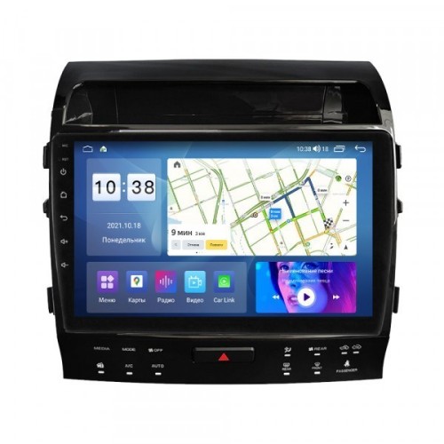Штатная магнитола Roximo RI-1131A (с DSP и 4G-SIM) 8/128 ГБ для Toyota Land Cruiser 200 2007-2015 (с 360 обзором) на Android 11.0