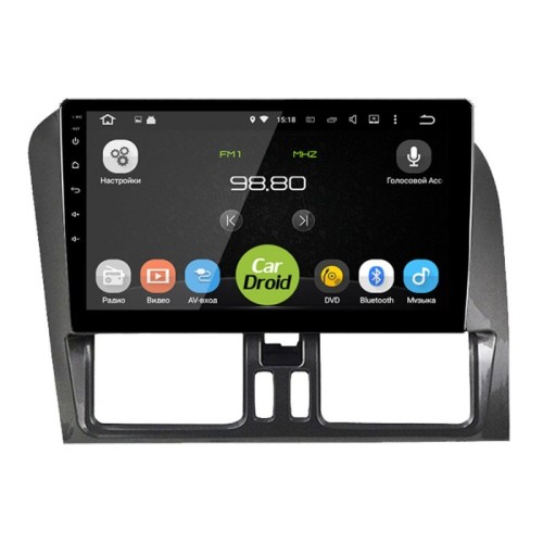 Штатная магнитола Roximo CarDroid RD-3803F для Volvo XC60 2014-2017 на Android 10.0