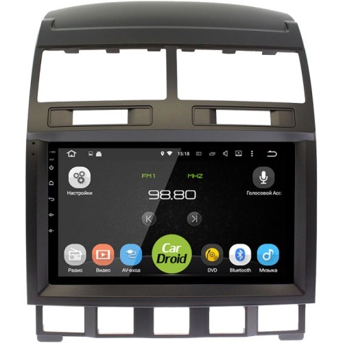 Штатная магнитола Roximo CarDroid RD-3703FA для Volkswagen Touareg 2002-2010 на Android 10.0