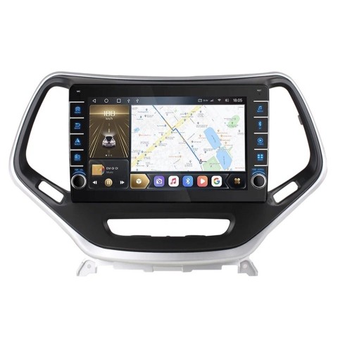 Штатная магнитола CarMedia OL-1253-N (с кнопками) для Jeep Cherokee IV (WK2) 2013-2017 на Android 10.0
