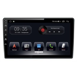 Автомагнитола Stonelock CIT9041MB8 2/32 2K  для Citroen C2, C3 I, C3 Picasso, Berlingo II, Jumpy II cерый (экран 2K) на Android 10.0