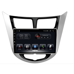 Автомагнитола Stonelock HYD901MB8 2/32 2K  для Hyundai Solaris I 2011-2017 (экран 2K) на Android 10.0