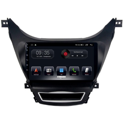Автомагнитола Stonelock HYD911MB8 2/32 2K для Hyundai Elantra V (MD) 2014-2016 (экран 2K) на Android 10.0