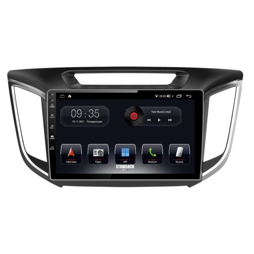 Автомагнитола Stonelock HYD915MB8 2/32 2K для Hyundai Creta 2016-2021 (экран 2K) на Android 10.0