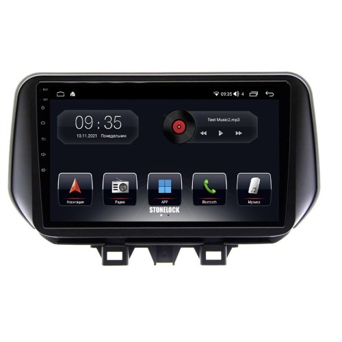 Автомагнитола Stonelock HYD917MB8 2/32 2K для Hyundai Tucson III 2018-2021 (экран 2K) на Android 10.0