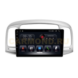 Автомагнитола Stonelock HYD924MB8 2/32 2K  для Hyundai Accent, Verna 2005-2011 (экран 2K) на Android 10.0