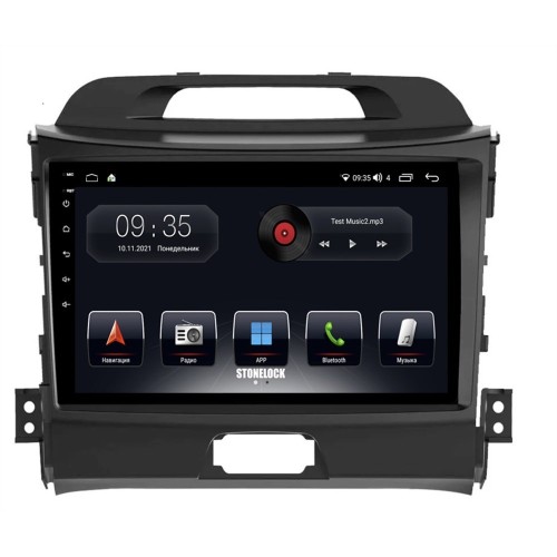 Автомагнитола Stonelock KIA905MB8 2/32 2K для KIA Sportage III 2010-2016 (экран 2K) на Android 10.0