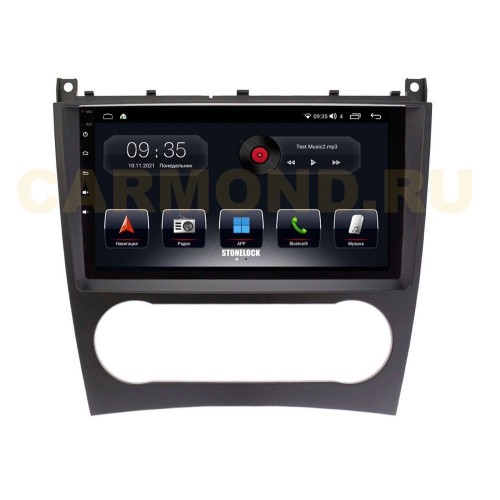 Автомагнитола Stonelock MB902MB8 2/32 2K для Mercedes Benz C-class (W203) 2004-2008 (экран 2K) на Android 10.0