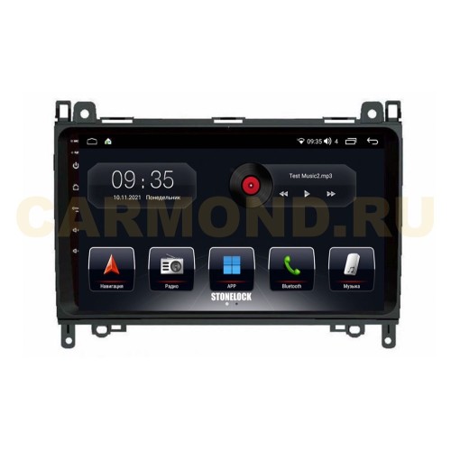 Автомагнитола Stonelock MB906MB8 2/32 2K для Volkswagen Crafter 2006-2016 (экран 2K) на Android 10.0