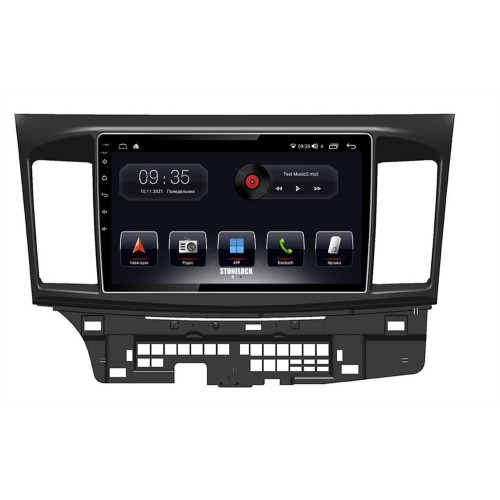 Автомагнитола Stonelock MSB103MB8 2/32 2K для Mitsubishi Lancer X 2007-2019 (экран 2K) на Android 10.0