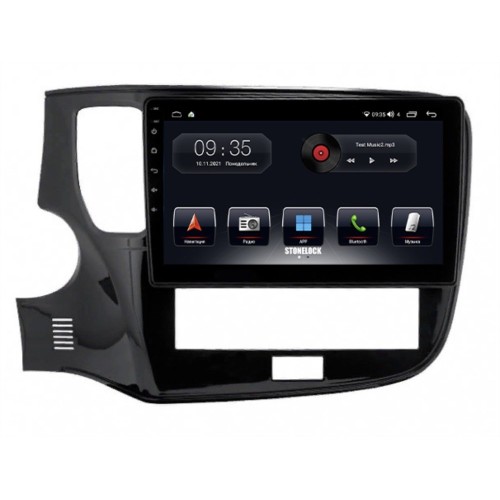 Автомагнитола Stonelock MSB105MB8 2/32 2K для Mitsubishi Outlander III 2019-2024 (экран 2K) на Android 10.0
