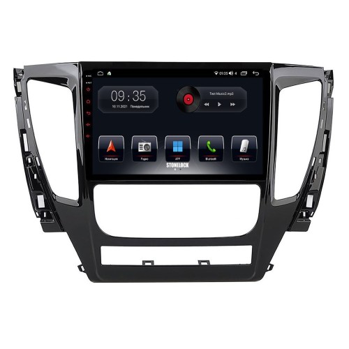 Автомагнитола Stonelock MSB904MB8 2/32 2K для Mitsubishi Pajero Sport III 2015-2021 (экран 2K) на Android 10.0