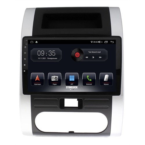 Автомагнитола Stonelock NIS102MB8 2/32 2K для Nissan X-Trail II (T31) 2007-2014 (экран 2K) на Android 10.0