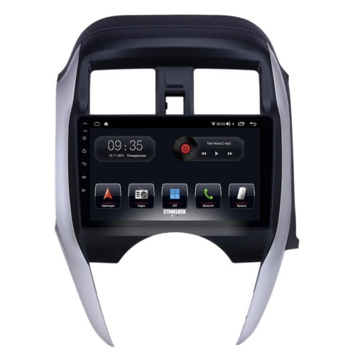 Автомагнитола Stonelock NIS907MB8 2/32 2K для Nissan Almera III (G15) 2013-2018 (экран 2K) на Android 10.0