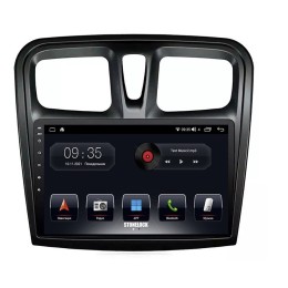 Автомагнитола Stonelock REN100MB8 2/32 2K  для Renault Logan II, Sandero II 2013-2022 (экран 2K) на Android 10.0