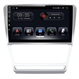 Автомагнитола Stonelock SK1011MB8 2/32 2K  для Skoda Octavia II (A5) 2004-2013 (экран 2K) на Android 10.0