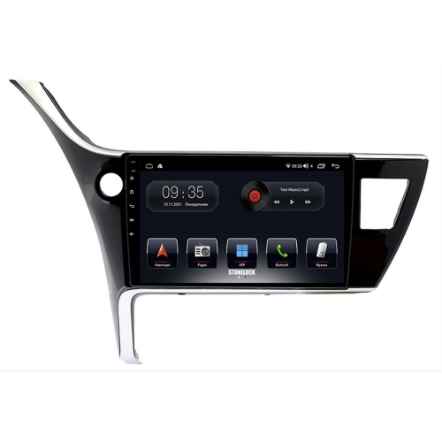 Автомагнитола Stonelock TOY1082MB8 2/32 2K для Toyota Corolla XI 2016-2019 (экран 2K) на Android 10.0