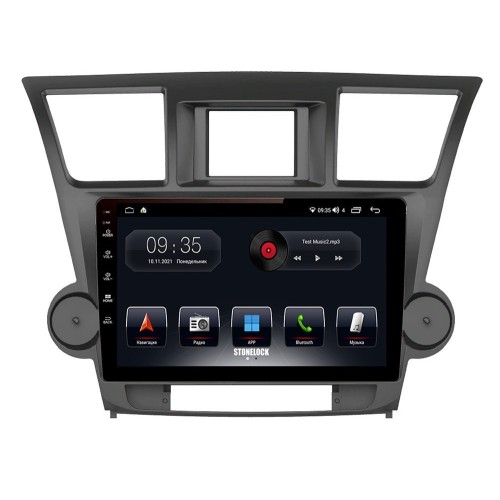 Автомагнитола Stonelock TOY111MB8 2/32 2K для Toyota Highlander (U40) 2007-2013 (экран 2K) на Android 10.0
