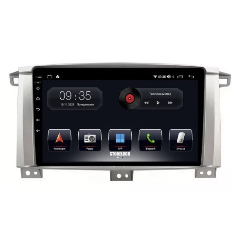 Автомагнитола Stonelock TOY910MB8 2/32 2K для Toyota Land Cruiser 100 2002-2007 (экран 2K) на Android 10.0