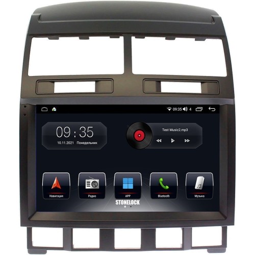 Автомагнитола Stonelock VW9090MB8 2/32 2K для Volkswagen Touareg 2002-2010 (экран 2K) на Android 10.0