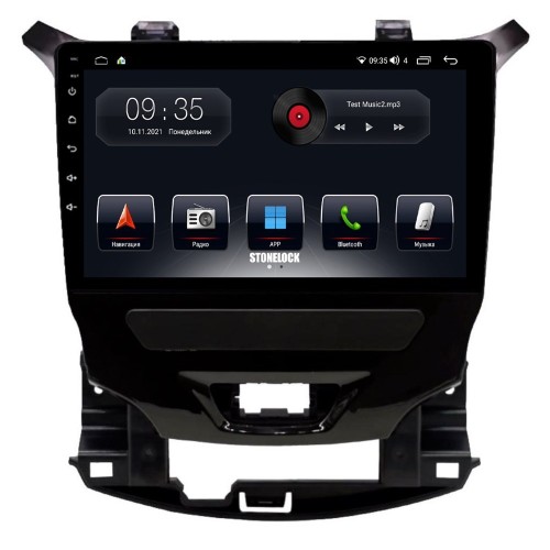 Автомагнитола Stonelock CHV904MB 3/32 2K для Chevrolet Cruze II 2015-2023 (экран 2K) на Android 10.0