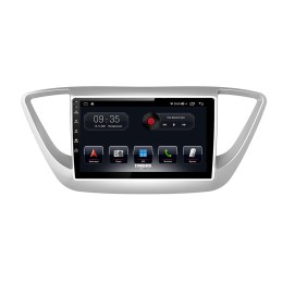 Автомагнитола Stonelock HYD903MB 3/32 2K для Hyundai Solaris 2017-2020 (экран 2K) на Android 10.0