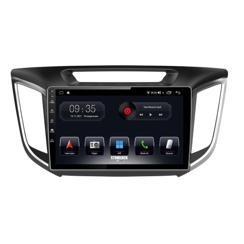 Автомагнитола Stonelock HYD915MB 3/32 2K для Hyundai Creta 2016-2021 (экран 2K) на Android 10.0