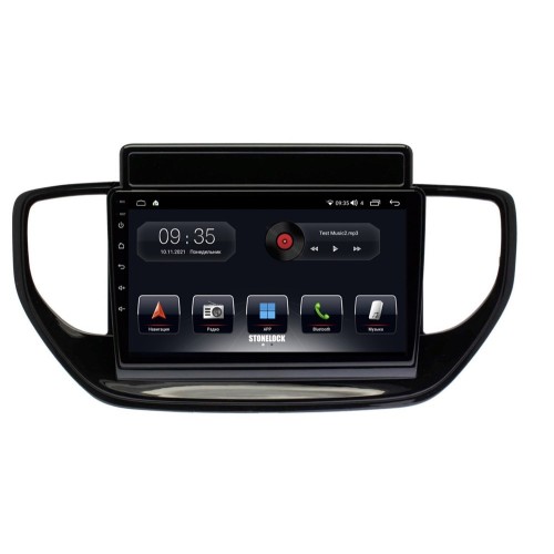 Автомагнитола Stonelock HYD918MB 3/32 2K для Hyundai Solaris 2020+ (экран 2K) на Android 10.0