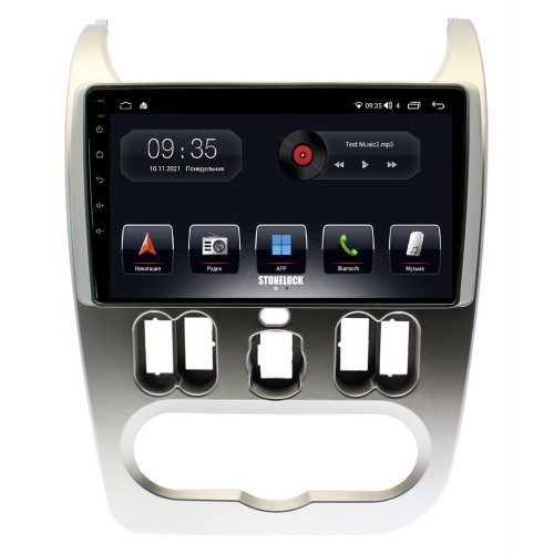 Автомагнитола Stonelock LAD905MB 3/32 2K для Lada Largus I 2012-2020 (экран 2K) на Android 10.0