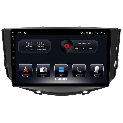 Штатная магнитола Stonelock LF902MB 3/32 2K для Lifan X60 I 2012-2016 (экран 2K) на Android 10.0
