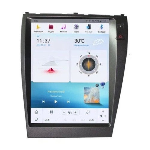 Магнитола Тесла CarMedia ZF-1118-Q6 Tesla-Style для Lexus ES V 2006-2012 на Android 11.0