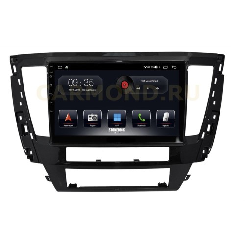 Автомагнитола Stonelock MSB106MB 3/32 2K для Mitsubishi Pajero Sport III 2019-2025 (экран 2K) на Android 10.0