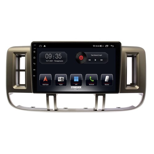 Автомагнитола Stonelock NIS900MB 3/32 2K для Nissan X-Trail (T30) 2000 - 2007 (экран 2K) на Android 10.0