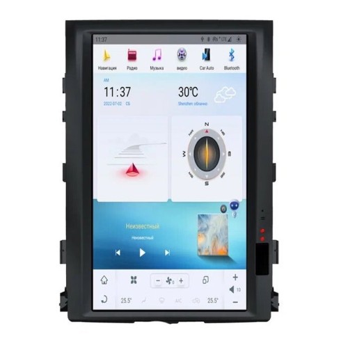 Магнитола Тесла CarMedia ZF-1806-Q6 Tesla-Style для Toyota LC 200 2007-2015 Elegance на Android 11.0