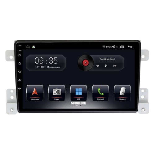 Автомагнитола Stonelock SUZ900MB 3/32 2K для Suzuki Vitara 2005-2015 (экран 2K) на Android 10.0