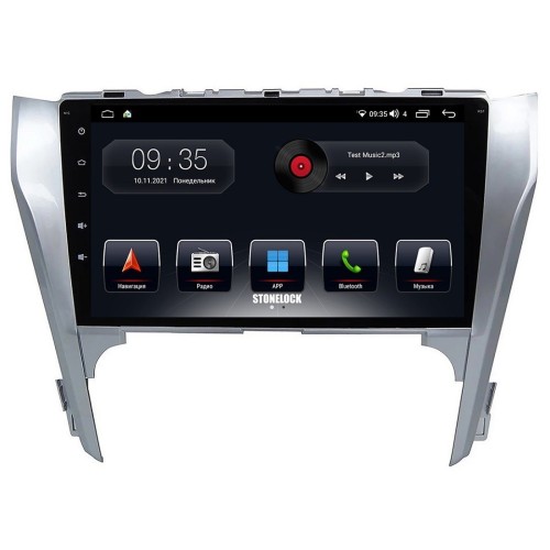 Автомагнитола Stonelock TOY1010MB 3/32 2K для Toyota Camry V50 2011-2014 (экран 2K) на Android 10.0