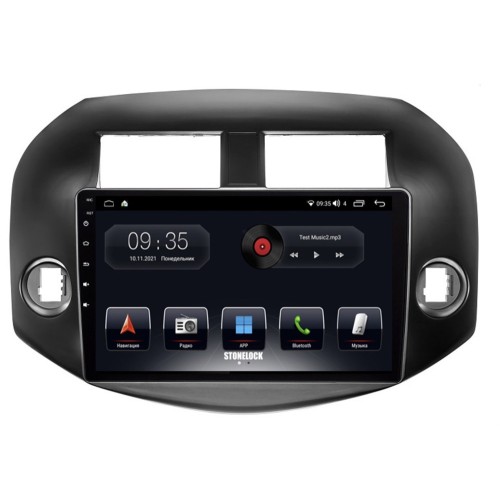Автомагнитола Stonelock TOY104MB 3/32 2K для Toyota RAV4 (XA30) 2006-2013 (экран 2K) на Android 10.0