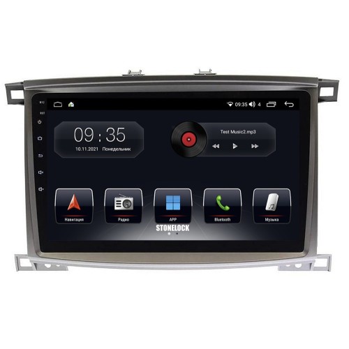Автомагнитола Stonelock TOY117MB 3/32 2K для Toyota Land Cruiser 100 2002-2007 (экран 2K) на Android 10.0