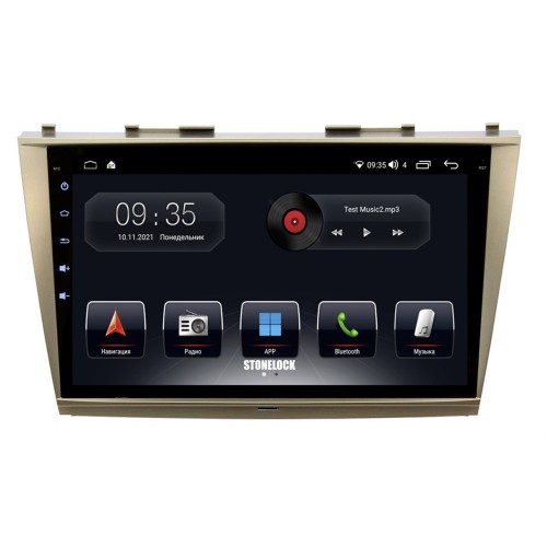 Автомагнитола Stonelock TOY908MB 3/32 2K для Toyota Camry V40 2006-2011 (экран 2K) на Android 10.0