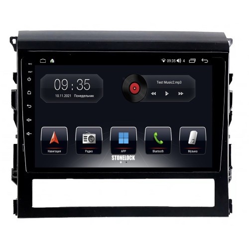Автомагнитола Stonelock TOY909MB 3/32 2K для Toyota Land Cruiser 200 2016+ (экран 2K) на Android 10.0
