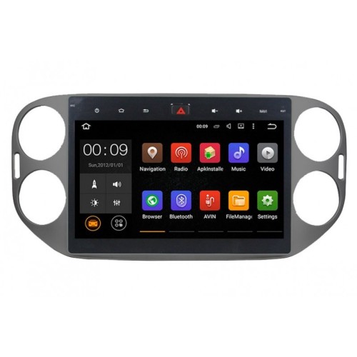 Штатное головное устройство Roximo 4G RX-3704D для Volkswagen Tiguan 2007-2016 на Android 12.0