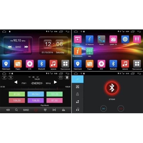 Штатная магнитола CarMedia SF-9802-J для Lexus ES 2012-2018 high на Android 10.0