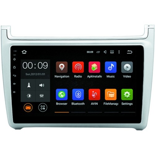 Штатная магнитола Roximo 4G RX-3707S для Volkswagen Polo 5 2009-2019 silver на Android 12.0