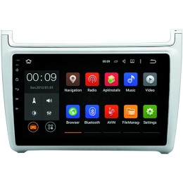 Штатная магнитола Roximo S10 RS-3707S для Volkswagen Polo 5 2009-2019 silver на Android 10.0