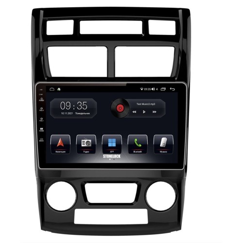 Автомагнитола Stonelock KIA9040MB 3/32 2K для Kia Sportage II 2007-2010 (экран 2K) на Android 10.0